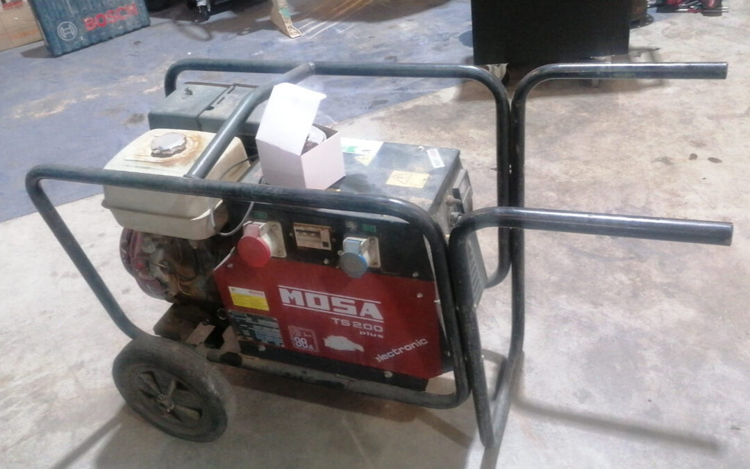 Reparación de motosoldadora Mosa TS 200